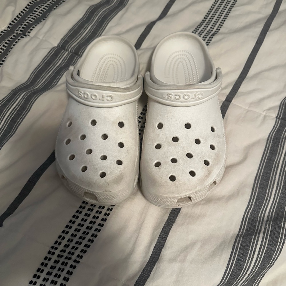 CROCS Kids White Water Shoes